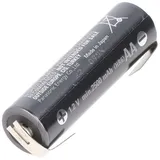 Panasonic (ehem. Sanyo) Panasonic eneloop Pro Mignon Akku BK-3HCCE NiMH 1,2Volt 2500mAh mit Lötfahne U