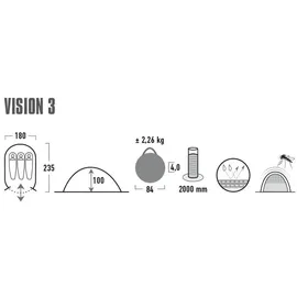 High Peak Vision 3 hellblau