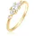Elli PREMIUM Ring 925 Sterling Silber Verlobungsring in gold, | Gr.: 58