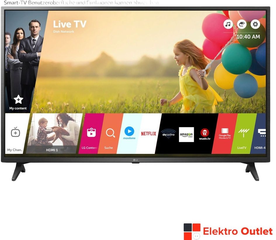 LG 55Uq75009LF LED Fernseher 55 Zoll, 4K Ultra HD, Smart-TV
