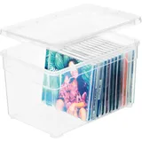 Rotho Clear Box Multimedia 26 x 17,5 x 15 cm 5-tlg. transparent