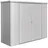 2,27 x 0,83 x 1,83 m silber-metallic