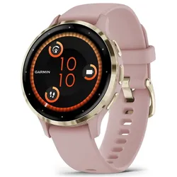 Garmin Venu 3S - 41 mm - Rosa - intelligente Uhr mit Band - Silikon - Handgelenk