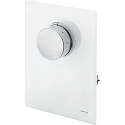 Oventrop Unibox Abdeckung 1022777 Echtglas weiß, mit Thermostat