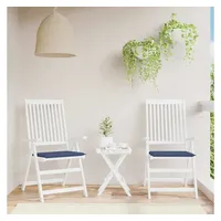 VidaXL Palettenkissen 2 Stk. Marineblau 40x40x3 cm Oxford-Gewebe