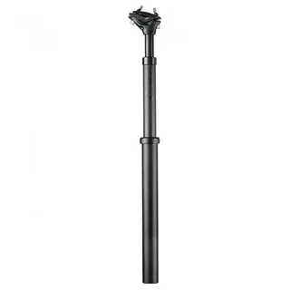 Ergotec Federsattelstütze SP-10.0 Vario Alu, sw, Ø31,6x550mm, 15mm - 59384101, schwarz