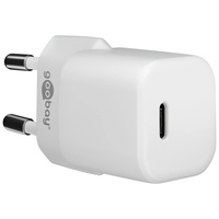 Goobay USB-C PD (Power Delivery) Schnellladegerät nano (20W) white