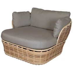 Cane-line - Basket Loungesessel Outdoor, natural / taupe