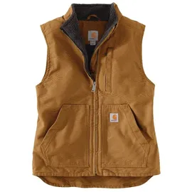 CARHARTT Sherpa Lined Mock Neck Gilet - L