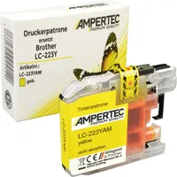 Ampertec Kompatible Tinte ersetzt Brother LC-223Y yellow