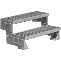 DOLLE Außentreppe Gardentop 2 Stufen 36-44 cm Holz