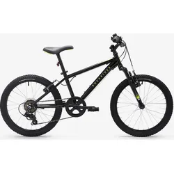 Kinderfahrrad Mountainbike 20 Zoll Rockrider Explore 500 schwarz 20