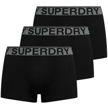 Superdry Trunk Triple Pack Schwarz/Grau XXL 3er Pack