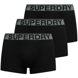 Superdry Trunk Triple Pack Schwarz/Grau XXL 3er Pack