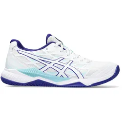 Badmintonschuhe Damen Asics Gel-Tactic 12 weiss/aubergine, weiß, 37