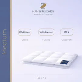 HANSKRUCHEN Hanskruchen, Royal (910 g, Daune, 155 x 220 cm