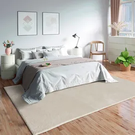 MERINOS Fellteppich Loft Beige ca. 80x150cm