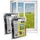 EasyMaxx Insektenschutz Fenster 110 x 130 cm Weiß