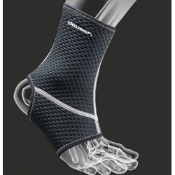 Deuser-Sports Fußgelenkbandage Fußbandage Bandage Fuß Knöchel Knöchelbandage Sprunggelenk (S – XL, S – XL), Neopren, Hautfreundliches Frottee-Innenfutter L