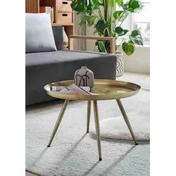 Paroli Couchtisch Paroli gold + gold + gold