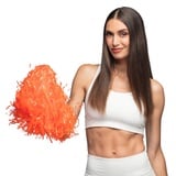 Boland - Pompons, 8 Stück, 34 cm, Puschel, Tanzwedel, Cheerleader Kostüm, Sportoutfit, High School, Football