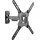 Schwaiger 9406 TV-Wandhalterung 23-75 Zoll Fernseherhalterung Mounting TV-Aufhängung neigbar, schwenkbar max. 35kg max. VESA-Norm 400x400 schwarz inkl. Montagezubehör