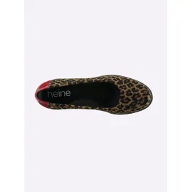 Heine Ballerina in braun-schwarz | Gr.: 42