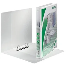 Leitz 6 LEITZ Präsentationsringbücher 2-Ringe weiß 3,7 cm DIN A4