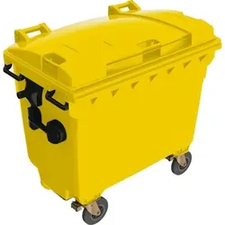 Müllcontainer 1.1m3 Kst. Flachdeckel ge