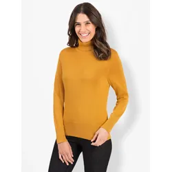 Inspirationen Rollkragenpullover »Pullover« Inspirationen curry 36