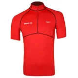 Beuchat Atoll Kurzarm-rashguard - Red - S