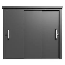 gfp garten- & freizeitprofi Gartenschrank 2,10 x 0,78 m Anthrazit