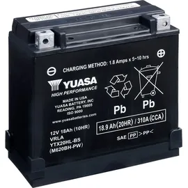 YUASA Ytx20hl Agm-batterie - Multicolor - One Size