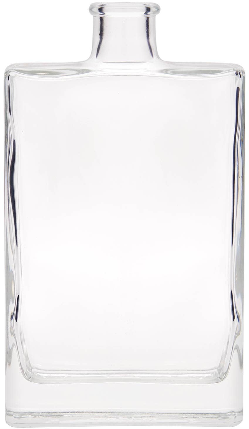 Bouteille en verre 350 ml 'Julia', rectangulaire, col : liège