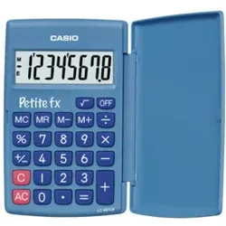 CASIO Taschenrechner 8-stellig blau LC-401LV-BU 75x10,7x120mm BxHxT