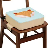 Navaris Kinder Sitzerhöhung Stuhl - Sitzerhöhung Kinder - Stuhlerhöhung Kinder - Bequemes Sitzkissen - Leicht und tragbar - Ideal für Restaurantbesuche - 32 x 32 x 10 cm