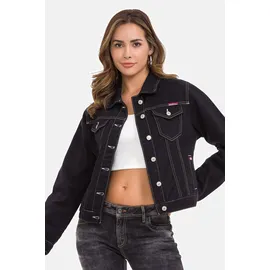 Cipo & Baxx Jeansjacke in BLACK – Gr.: L