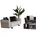 Modernes beiges Textil-Sofa 3-Sitzer aus