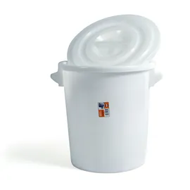 sss Deckel für Kunststofftonne, weiß, 75 Liter,