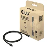 Club 3D Thunderbolt 5 Zertifiziertes 8K240Hz Daten 80/120 Gbps EPR 240 Watt Kabel St./St. 1m schwarz