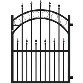 GAH Alberts Alberts® Einzeltor Bordeaux Schwarz matt 1200 mm 960 mm