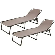 Svita Sonnenliege 190 x 56 x 30 cm Beige