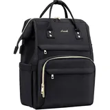 LOVEVOOK Rucksack Damen, Wasserdicht Laptop rucksack 15,6 Zoll Groß Backpack Schulrucksack Tasche Mädchen Teenager Ladeanschluss, Rucksäcke Daypacks für Schule Arbeit Uni Business Büro