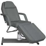 DOTMALL Massageliege Kosmetikliege, Therapieliege höhenverstellbar,180x62x(87-112) cm grau