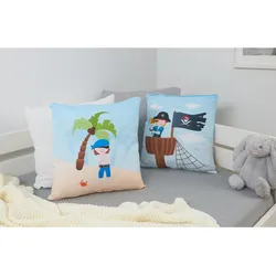 TiCAA Kinder Kissen-Set "Pirat Luan"