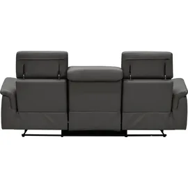 OTTO home Couch Kunstleder 3-Sitzer Braun