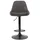 miliboo Höhenverstellbare Barhocker dunkelgrau (2er-Set) HOLO