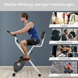 Homcom Fahrradtrainer mit Magnetwiderstand schwarz/weiß