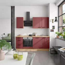 Nobilia Küchenzeile Easytouch II 210 cm rot