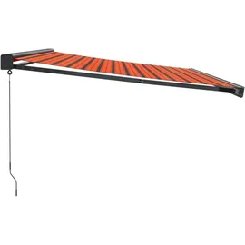 vidaXL Markise Einziehbar 4 x 3 m orange/braun